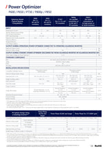Load image into Gallery viewer, Page 2 of datasheet for SolarEdge Optimizer 2:1 600W/96V (P600)