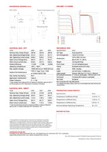 Load image into Gallery viewer, Page 2 of datasheet for Canadian Solar 300Wp Solar Panels (Modules)
