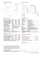 Load image into Gallery viewer, Page 2 of datasheet for Canadian Solar 300Wp Solar Panels (Modules)
