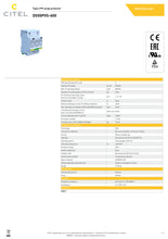 Load image into Gallery viewer, Datasheet for Citel Surge Protector, DS50PVS-600, Lightning Arrestor
