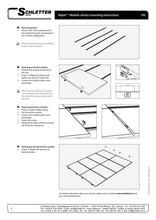 Load image into Gallery viewer, Page 2 of mounting instructions for Schletter End Clamp, Rapid2+, 40mm, Grounding
